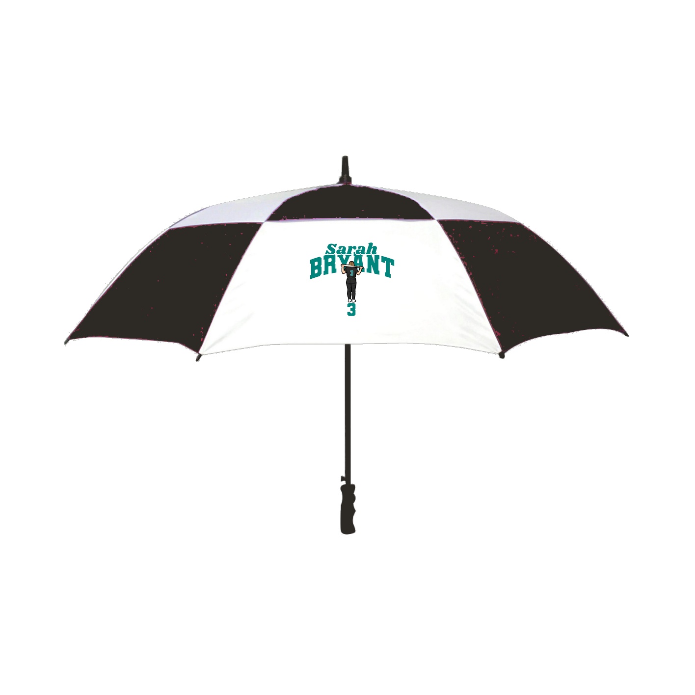 Golf Umbrella — Signature Arch in Black