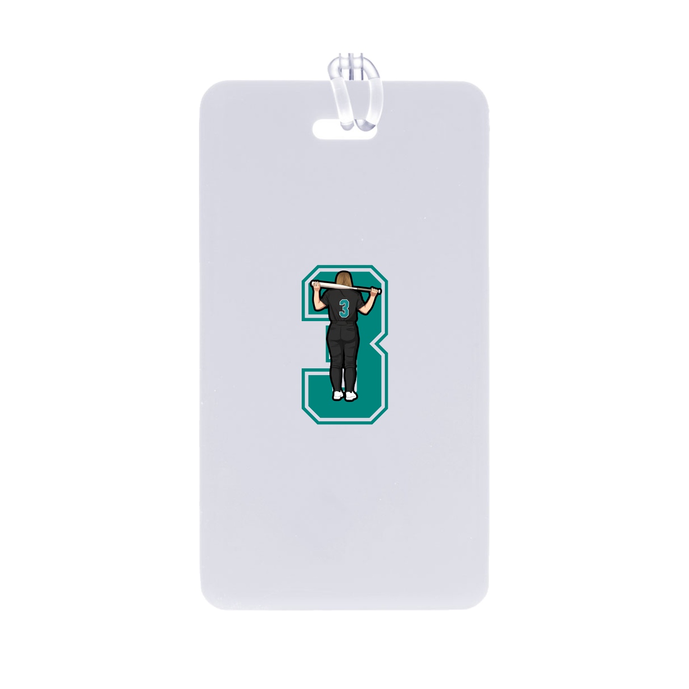Bag Tag — Number in Classic