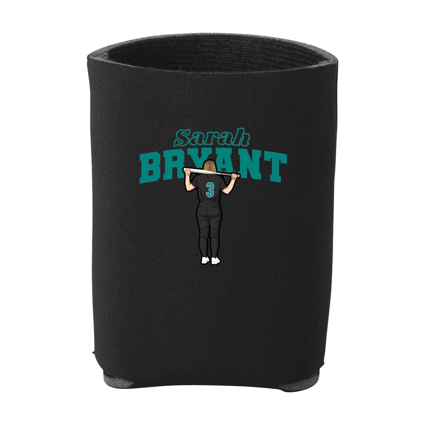 Can Holder — Name Arch in Black