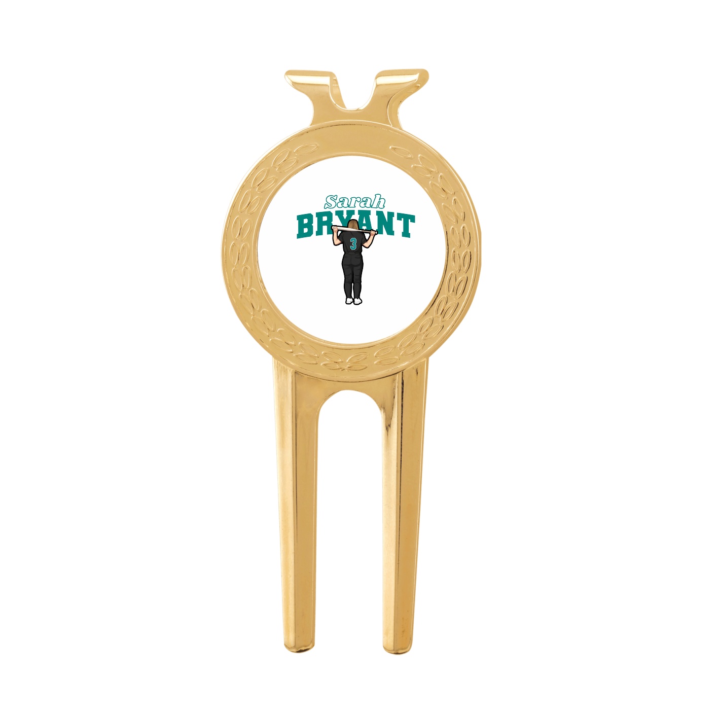 Divot Tool with Ball Marker — Name Arch in Classic