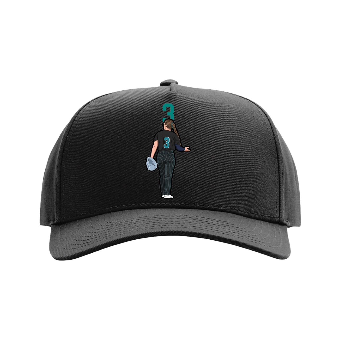 Full Fabric Five-Panel Champ Cap