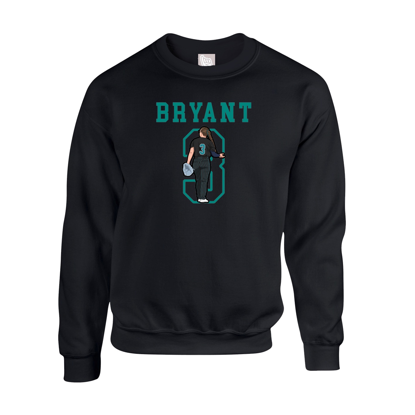 Fleece Crew — Shirsey in Black