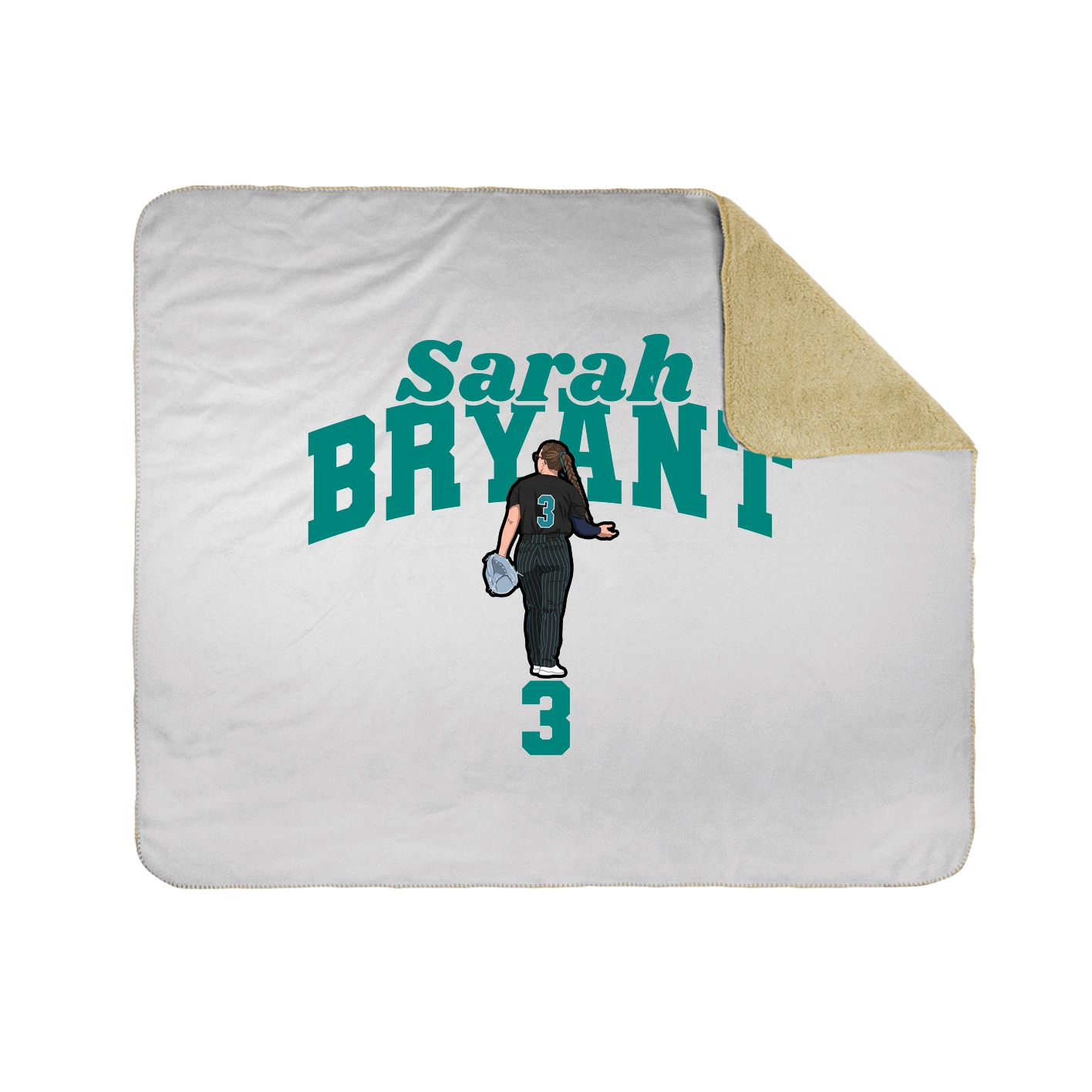 Throw Blanket — Signature Arch in White