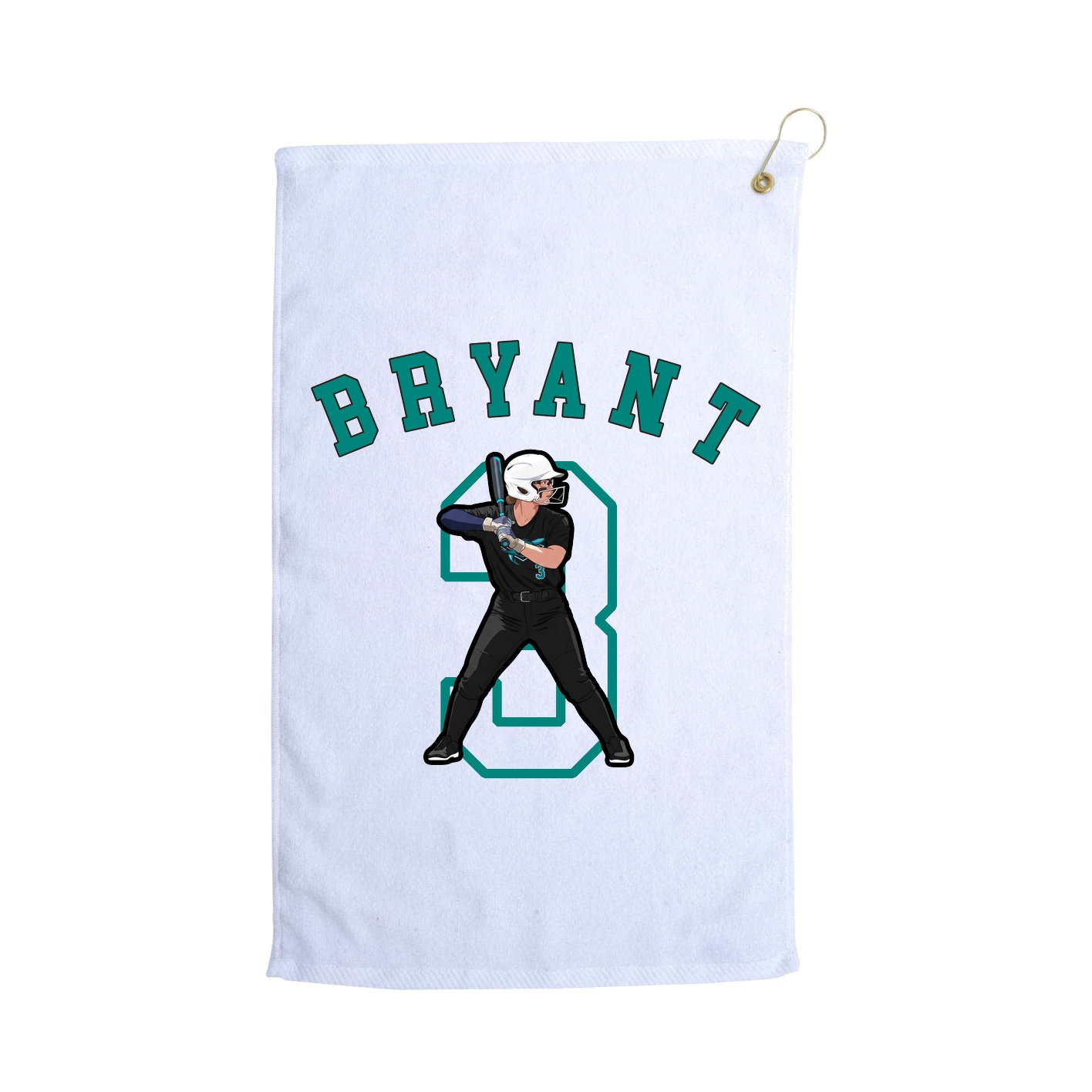Golf Towel — Shirsey Arch in White