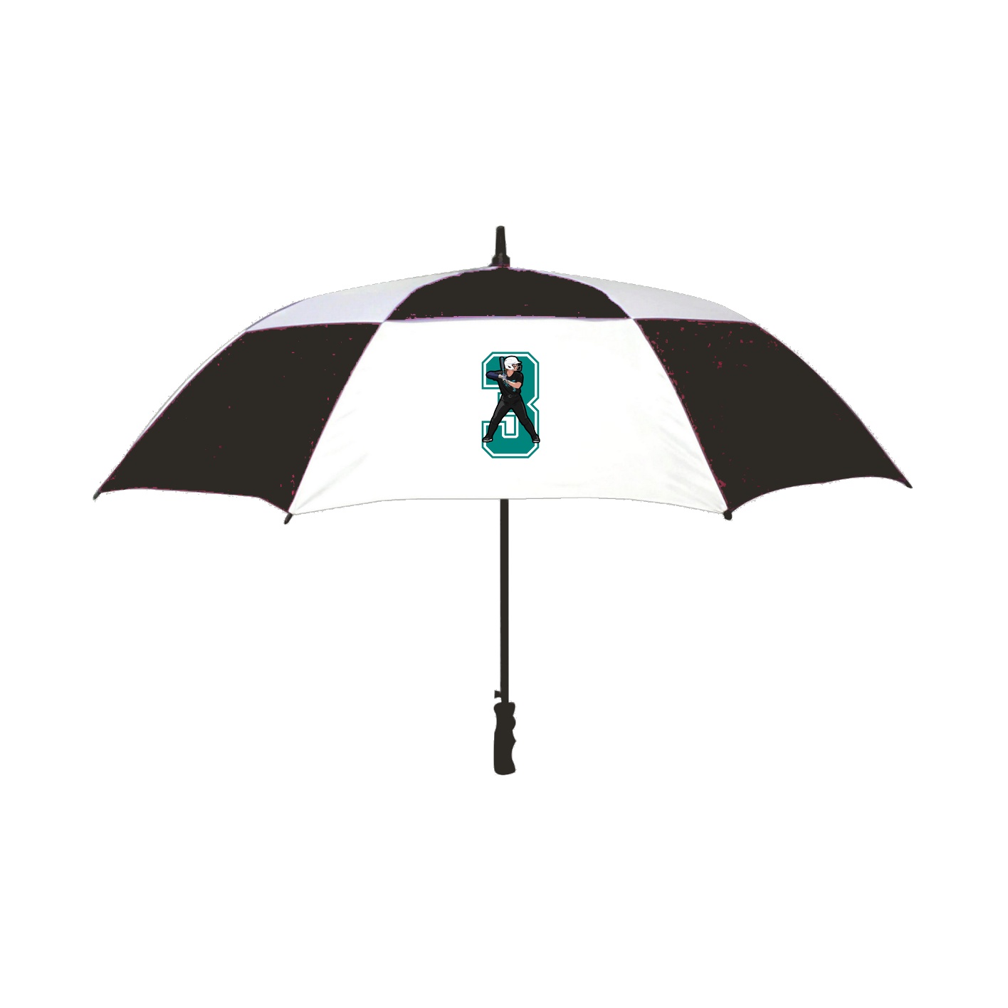 Golf Umbrella — Number in Black