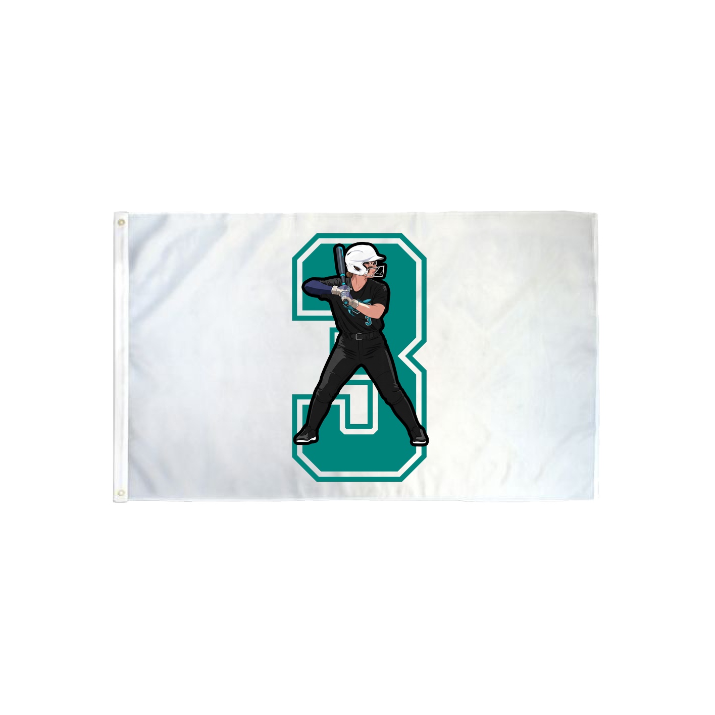 3x5 Flag — Number in Classic