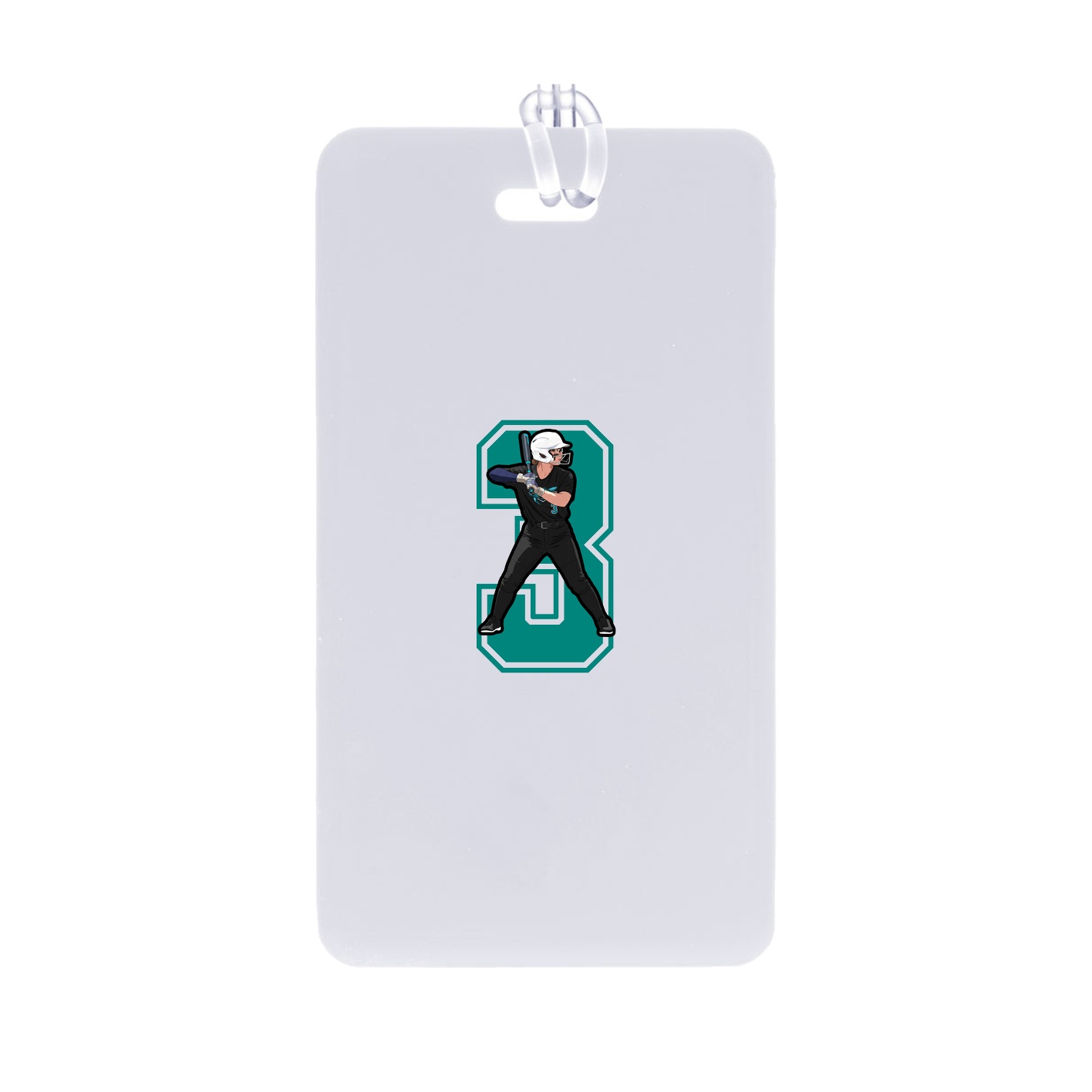 Bag Tag — Number in Classic