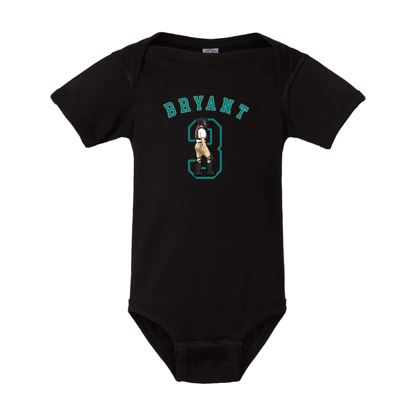 Baby Onesie — Shirsey Arch in Black
