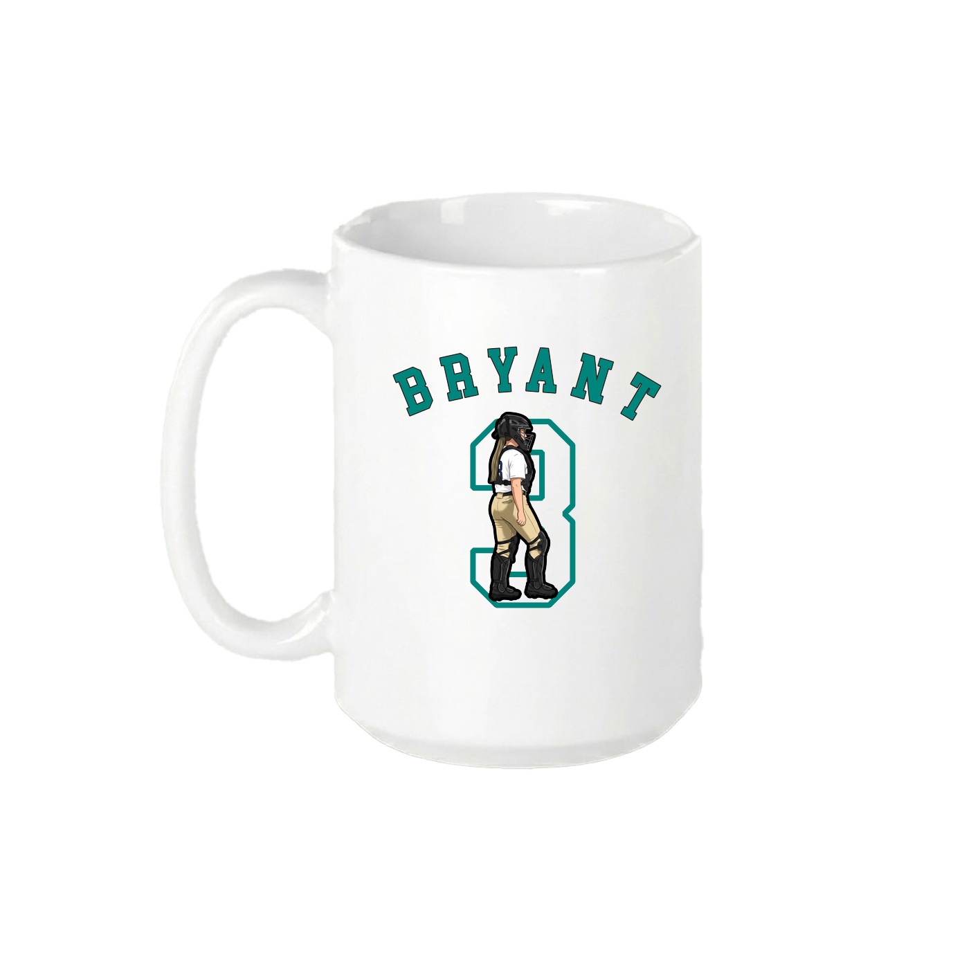 15oz Coffee Mug — Shirsey Arch in White