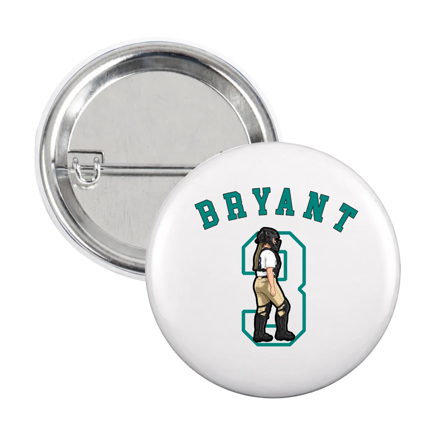 Game Day Button — Shirsey Arch in White