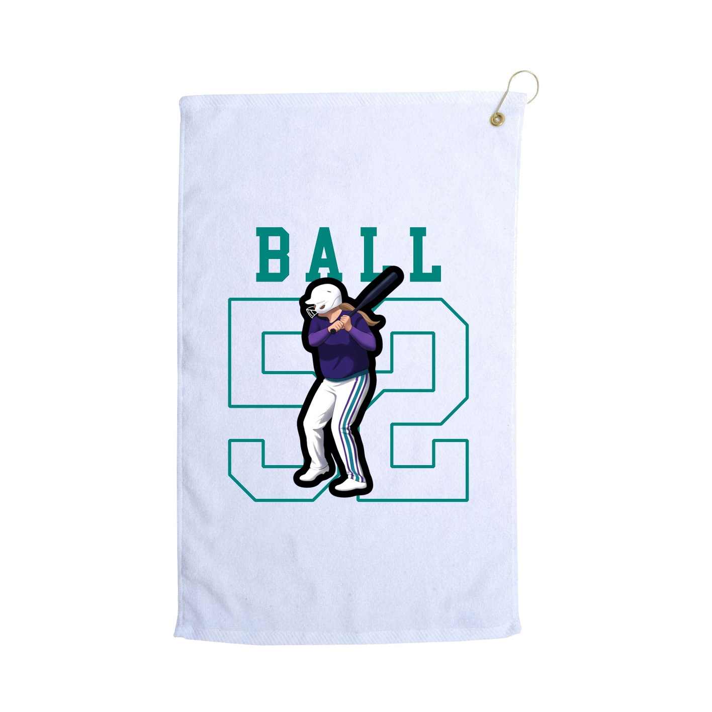 Golf Towel — Shirsey in White