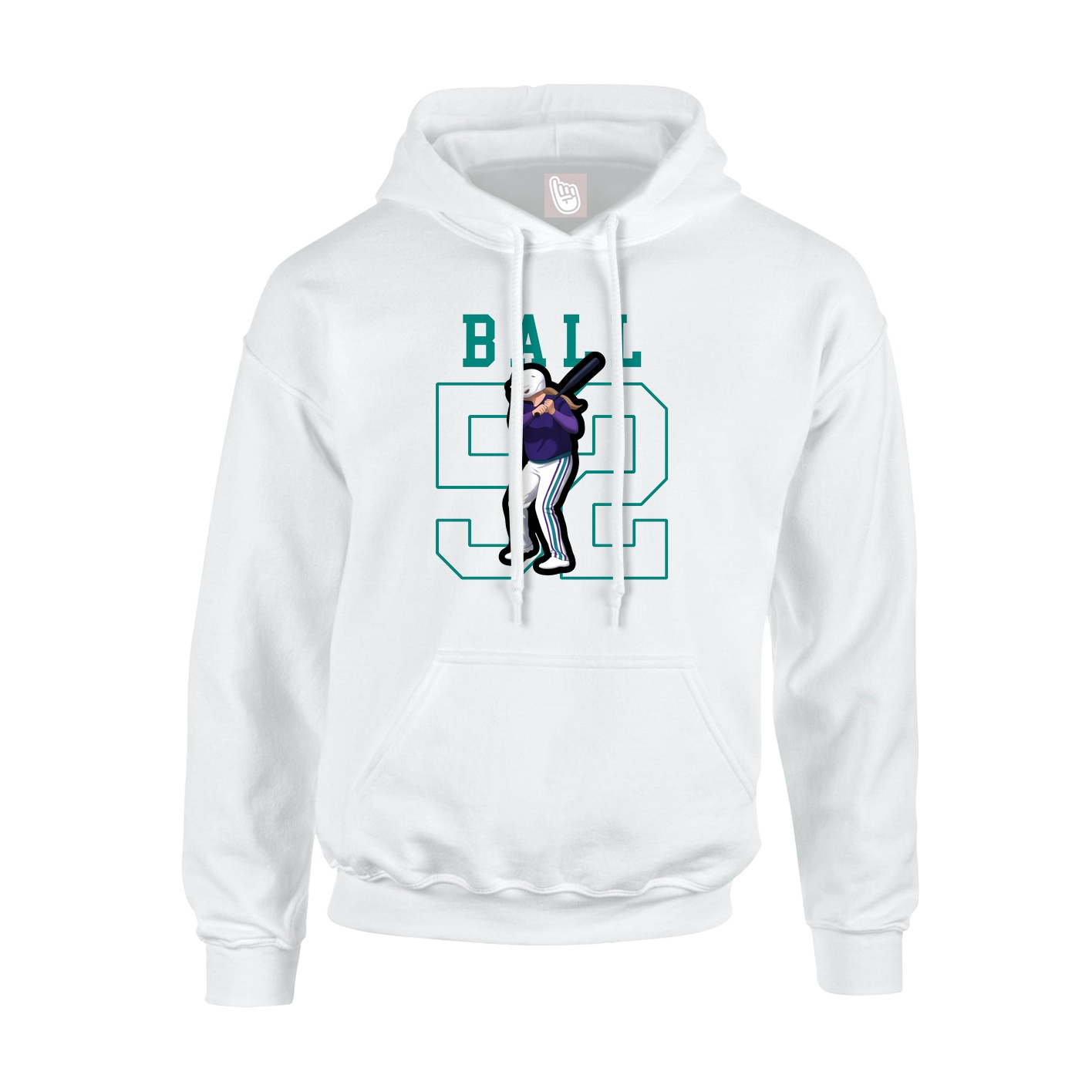 Hoodie — Shirsey in White
