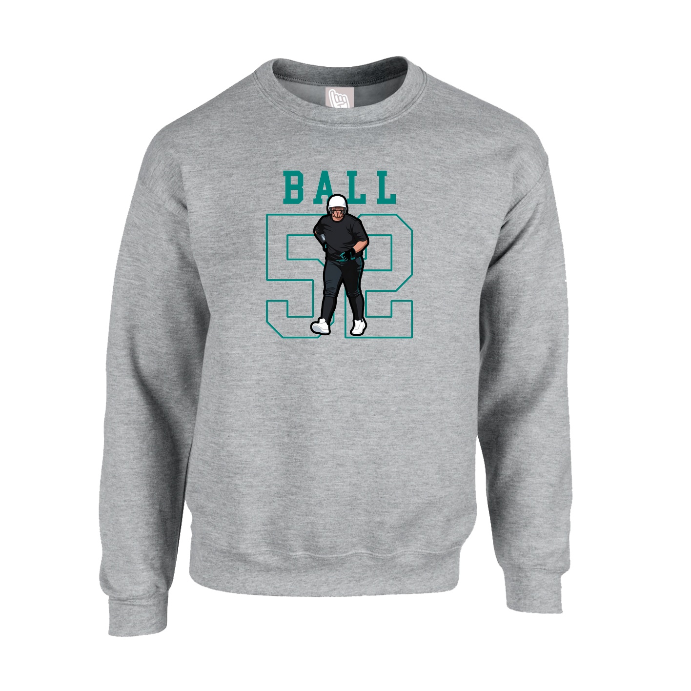 Fleece Crew — Shirsey in Grey