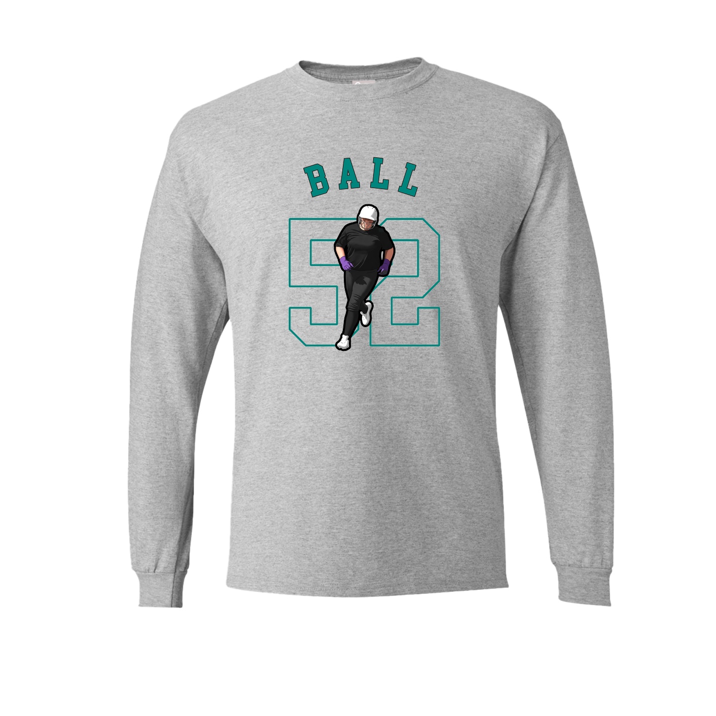 Long Sleeve Tee — Shirsey Arch in Grey