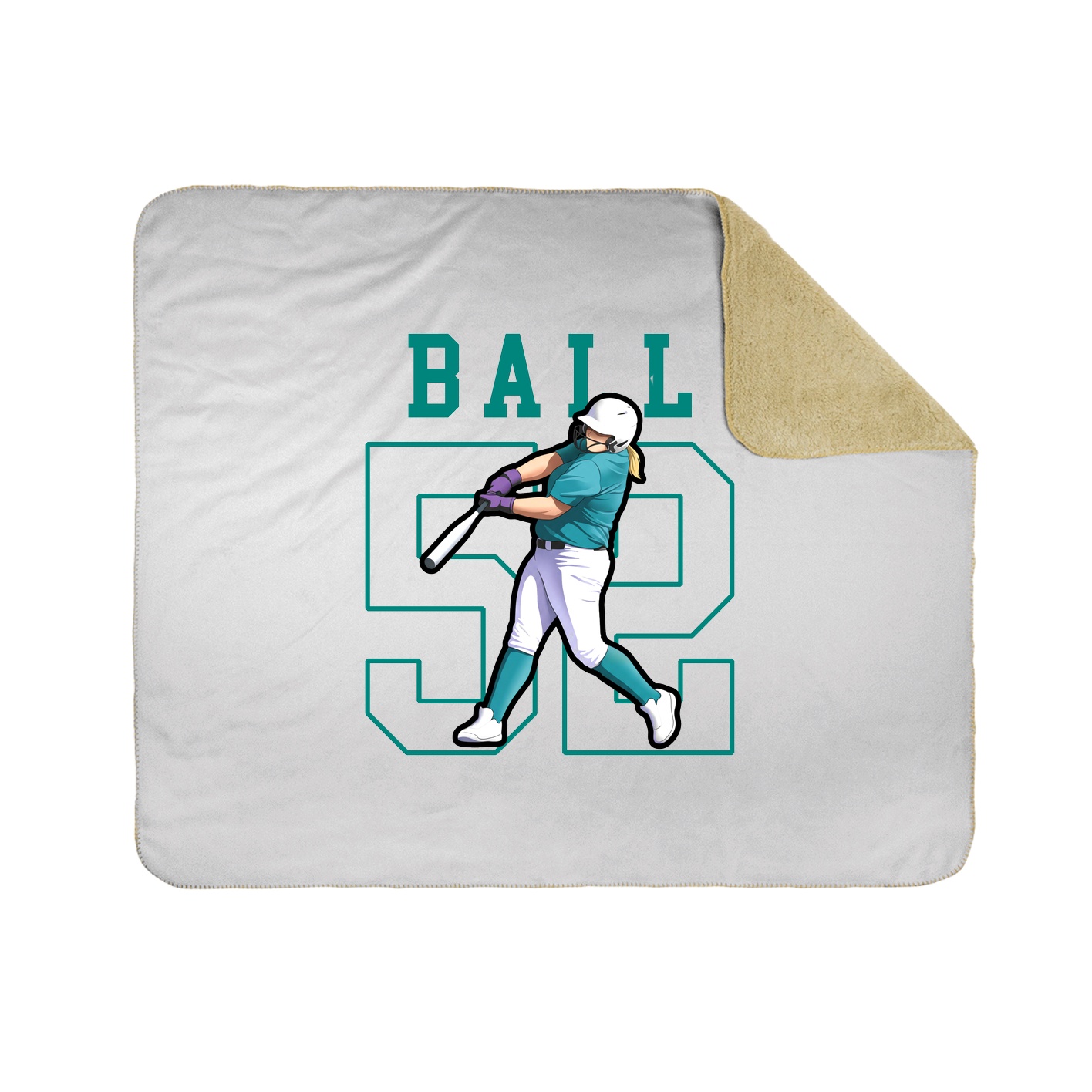 50x60 Sherpa Lined Throw Blanket