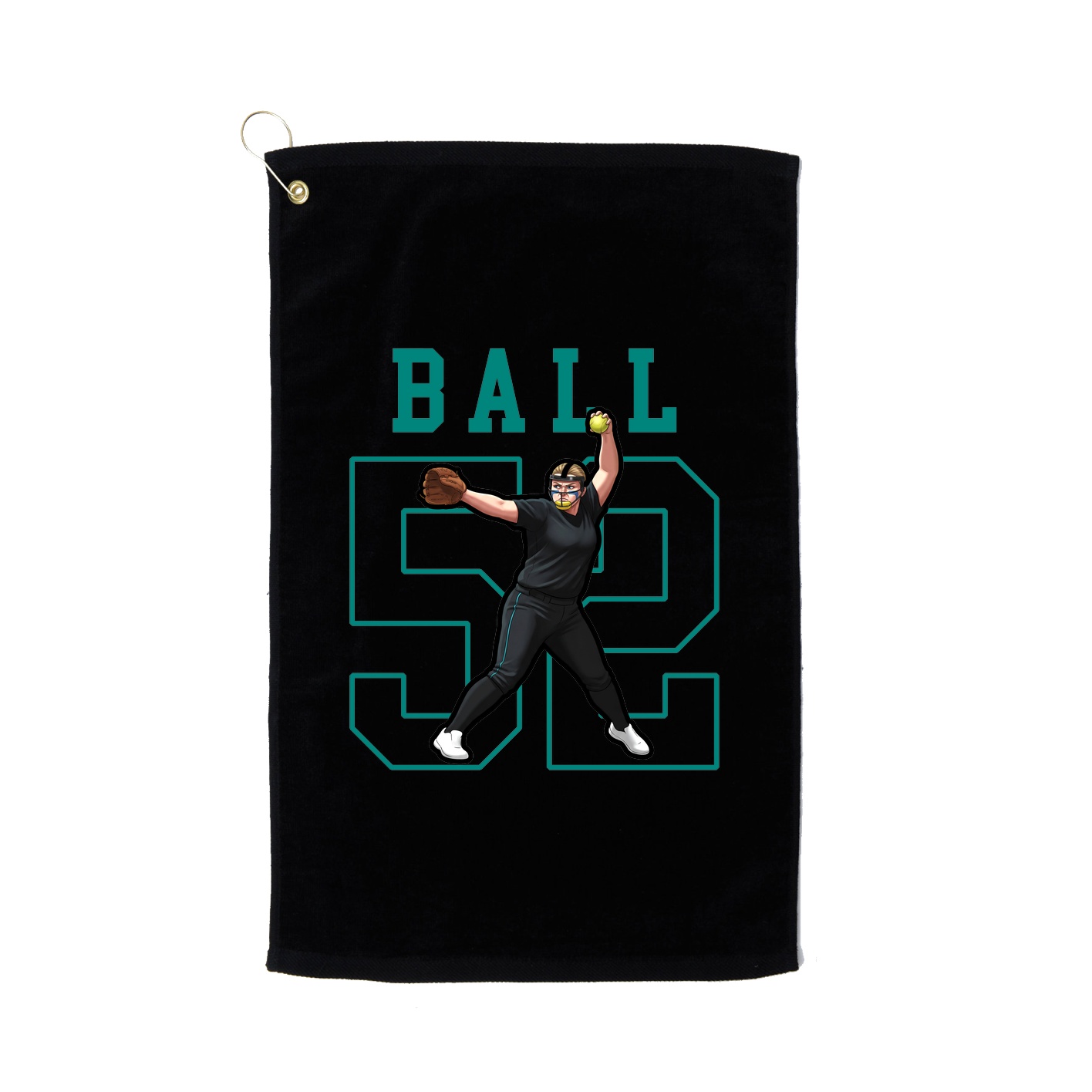 Golf Towel — Shirsey in Black