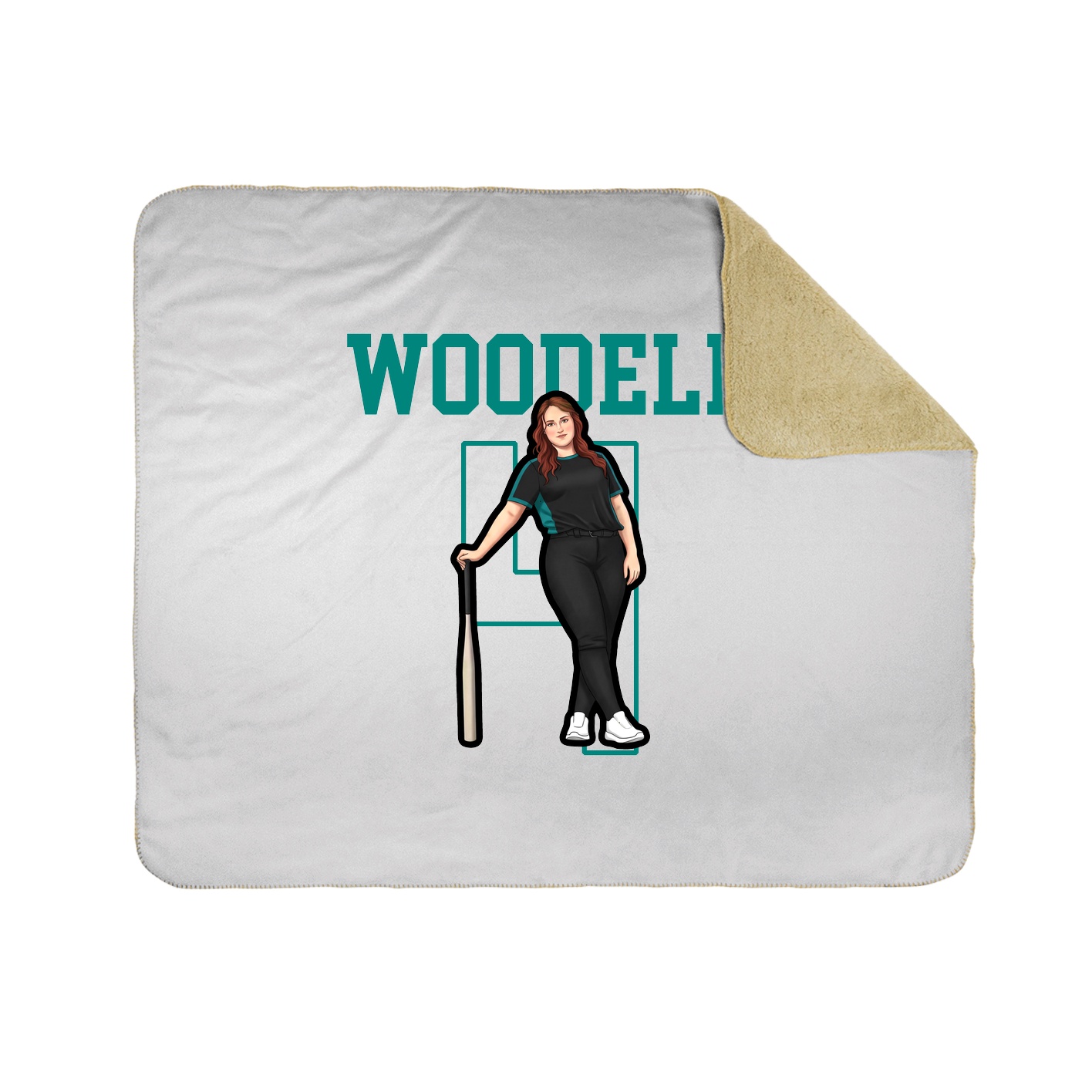 50x60 Sherpa Lined Throw Blanket