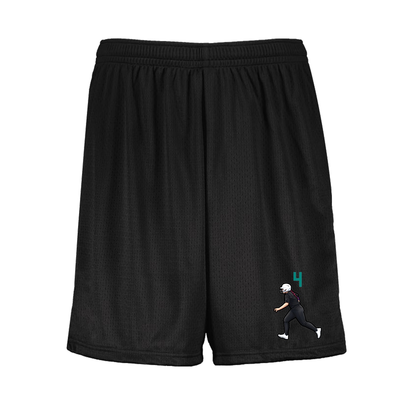 Shorts — Number Top in Black
