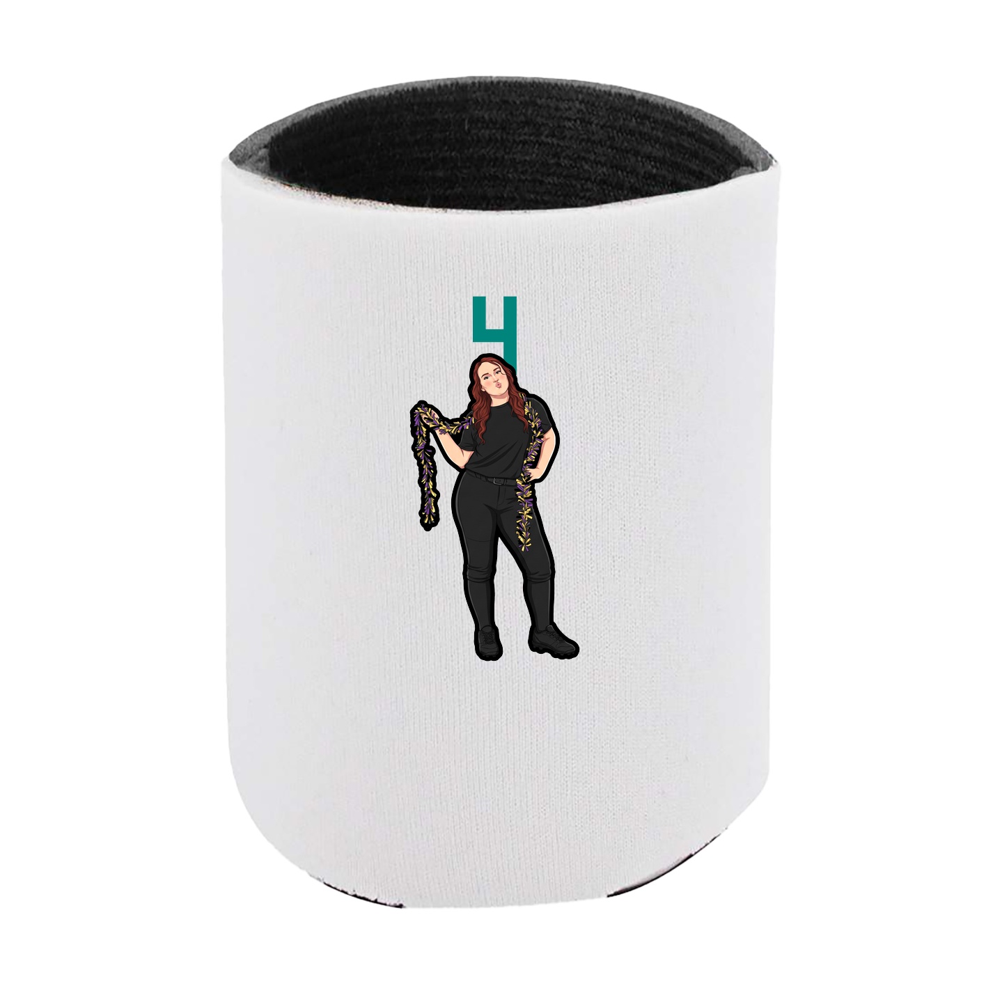 Can Holder — Number Top in White