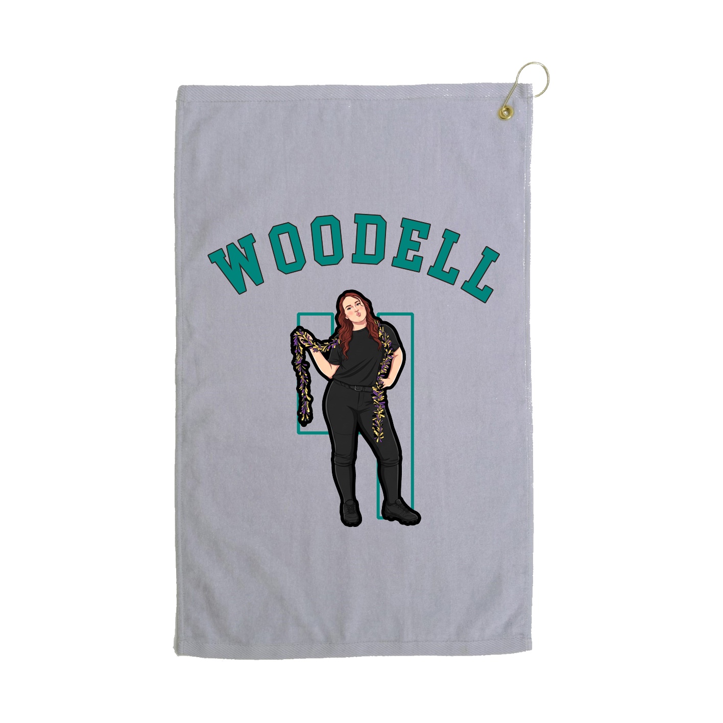 Golf Towel — Shirsey Arch in Grey