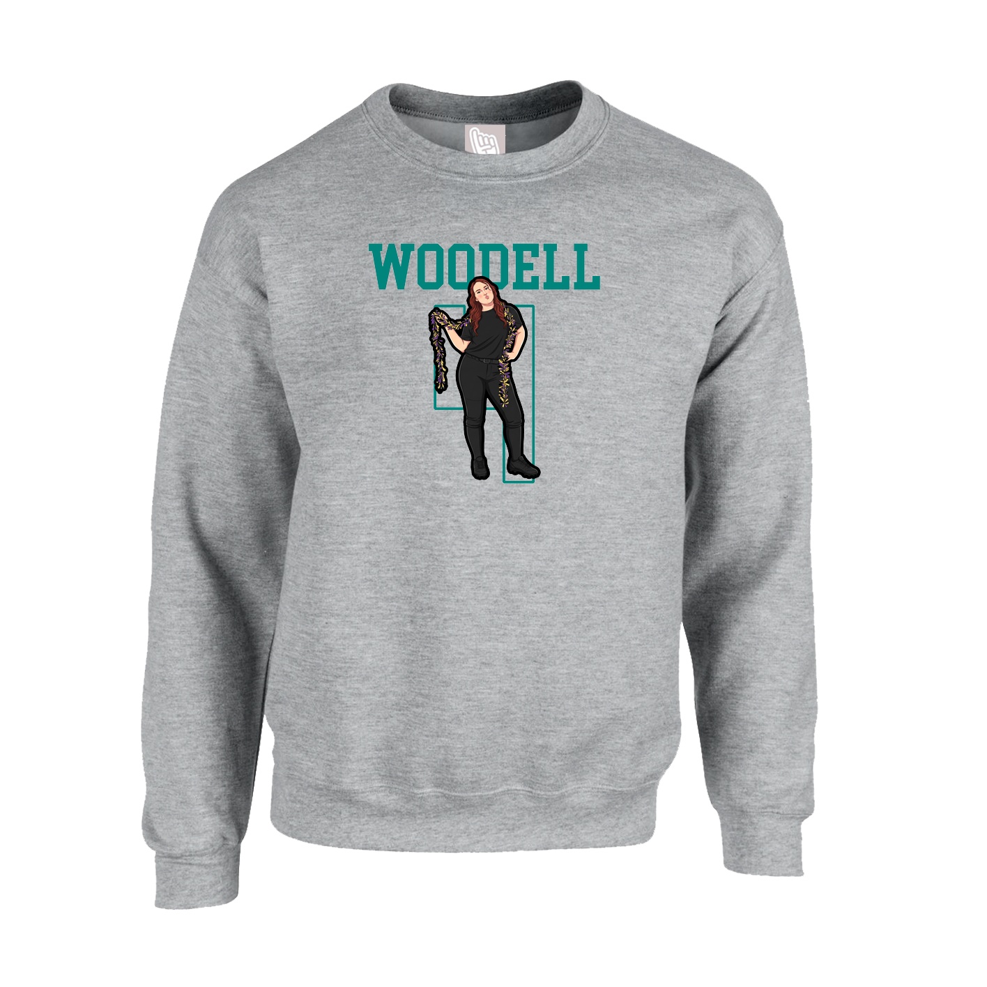 Fleece Crew — Shirsey in Grey