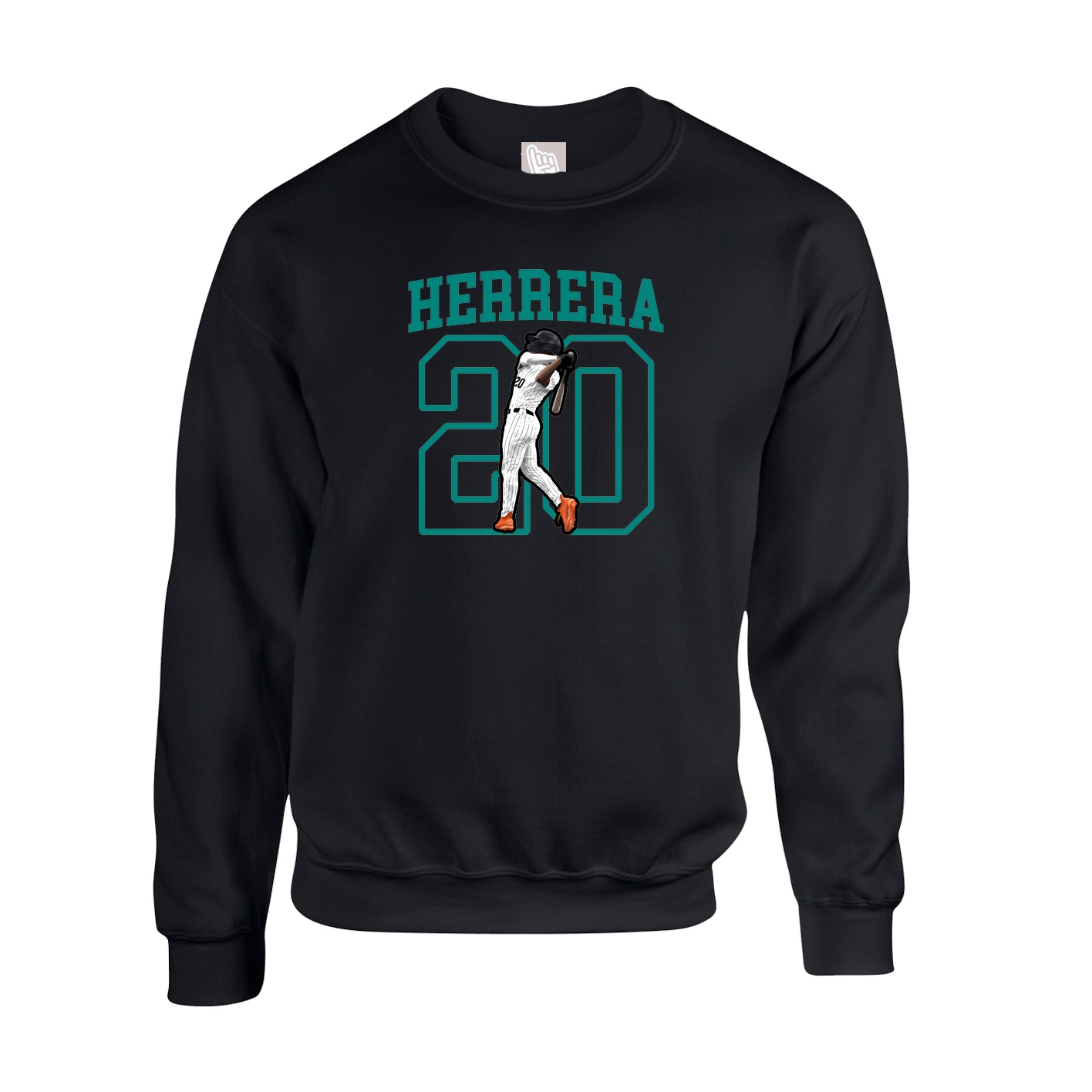 Fleece Crew — Shirsey in Black