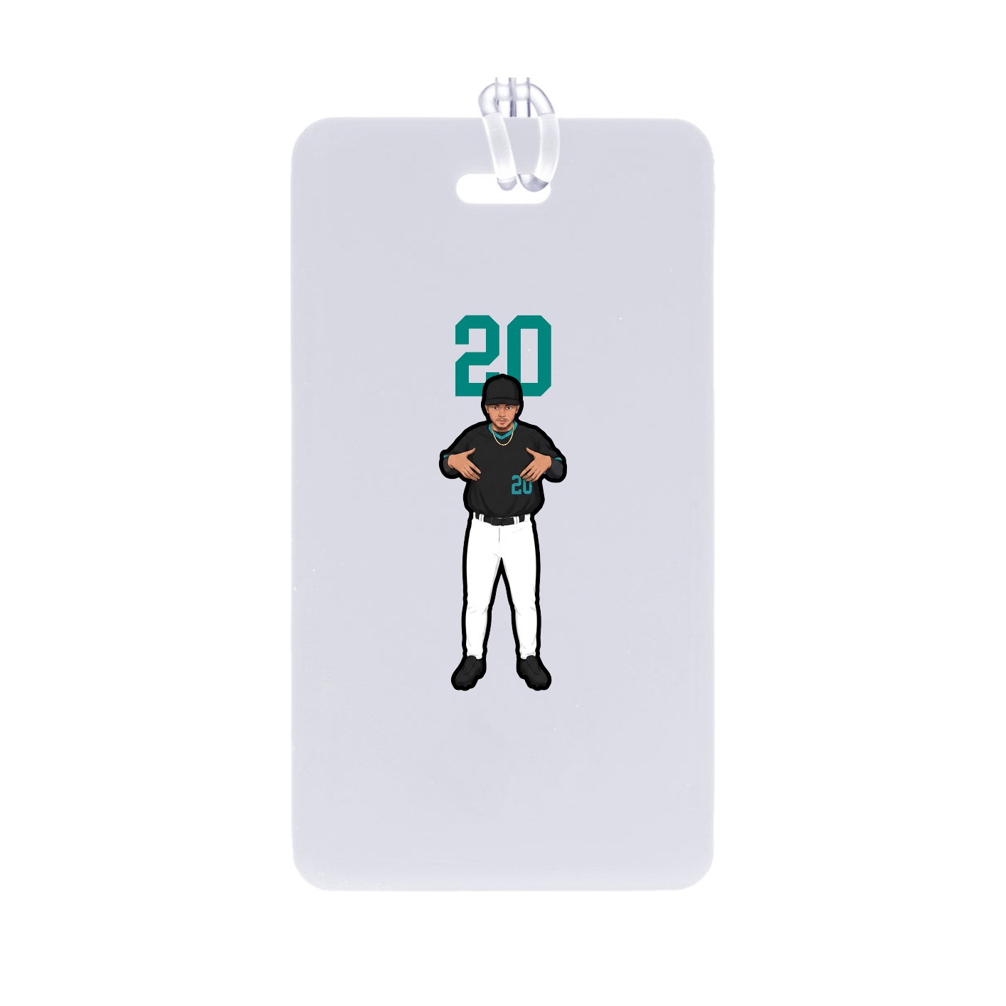 Bag Tag — Number Top in Classic