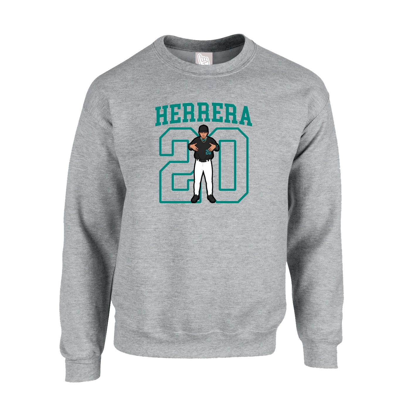 Fleece Crew — Shirsey in Grey