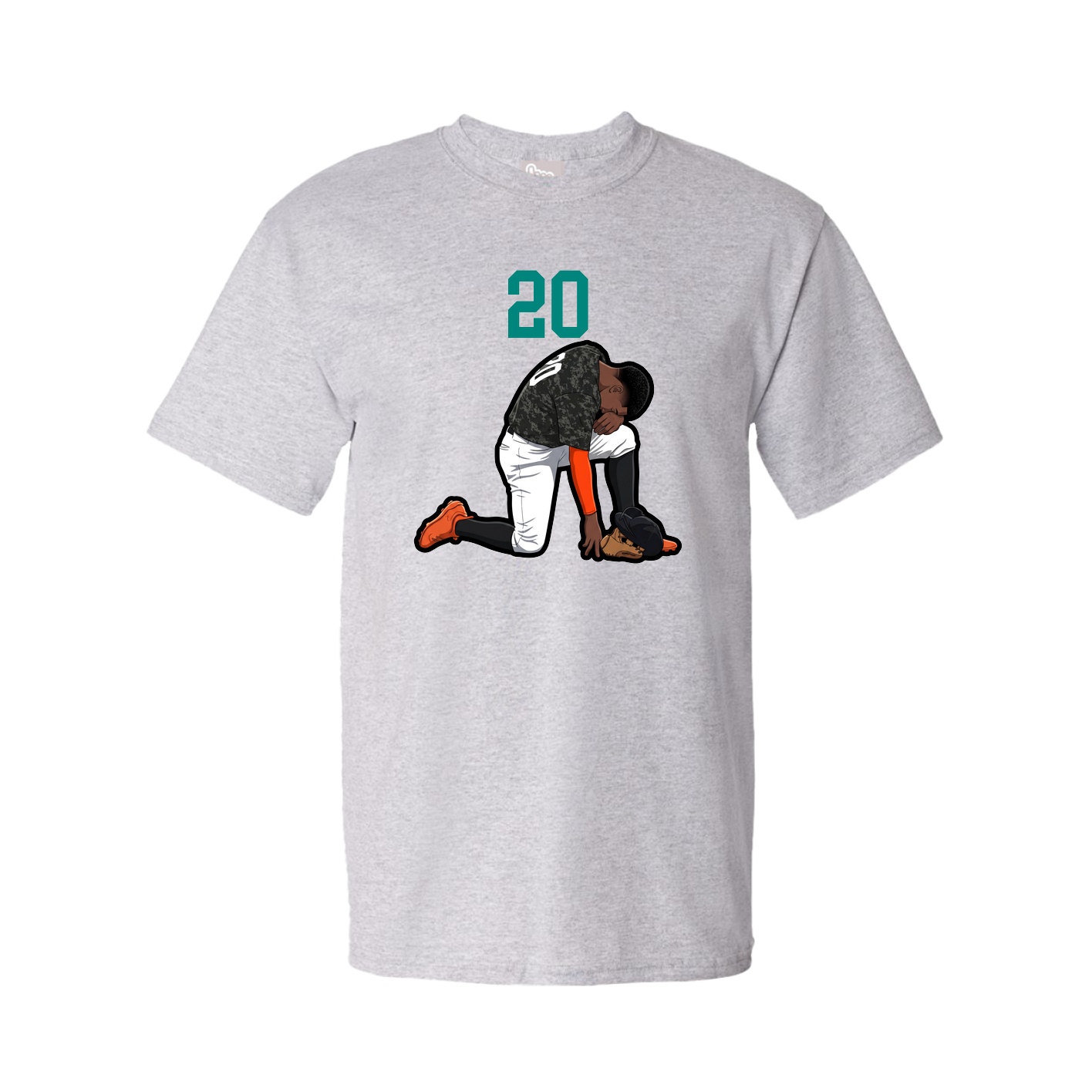 Tee — Number Top in Grey
