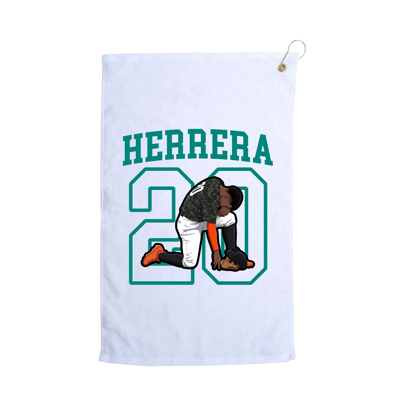 Golf Towel — Shirsey in White