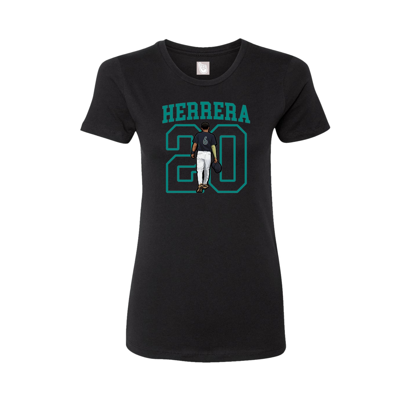 Fitted Women's Tee — Shirsey in Black