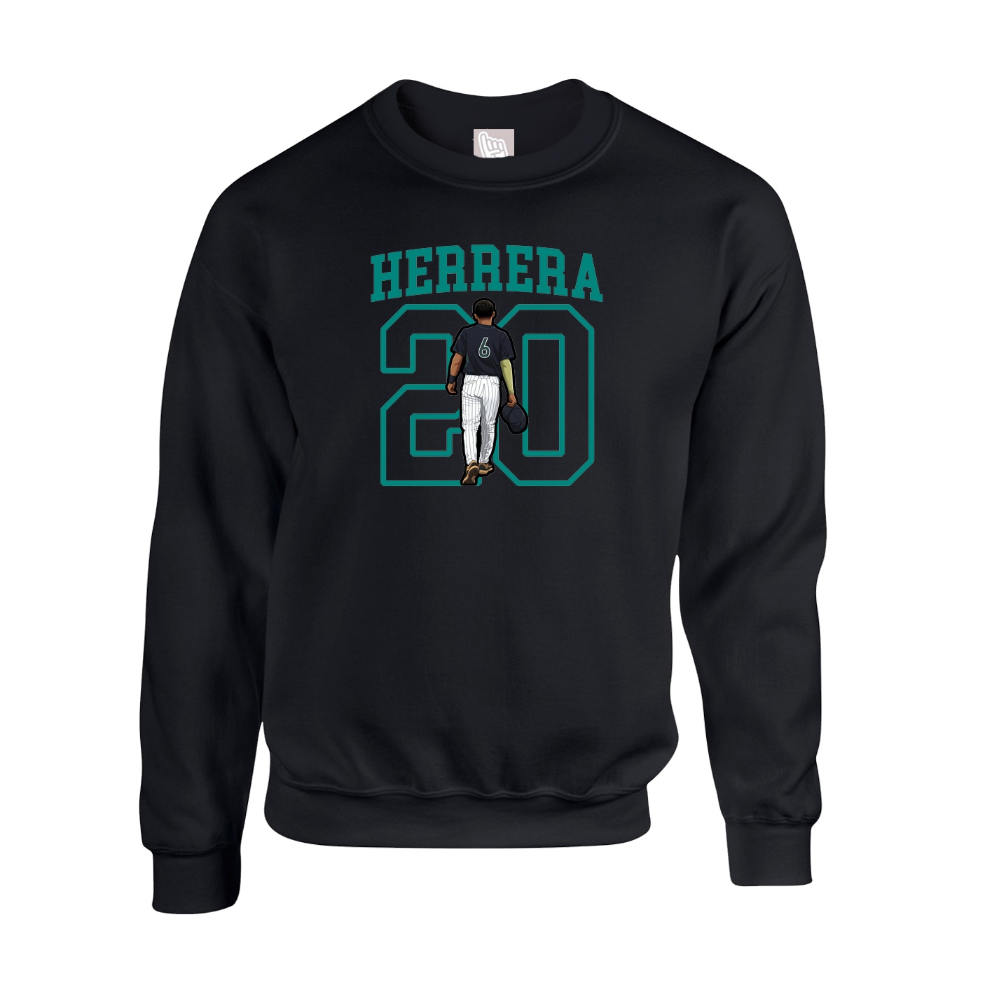 Fleece Crew — Shirsey in Black