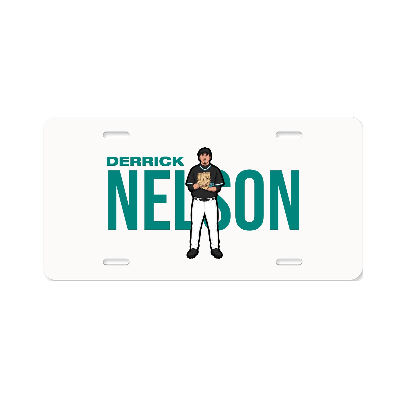 License Plate — Player Name in Classic