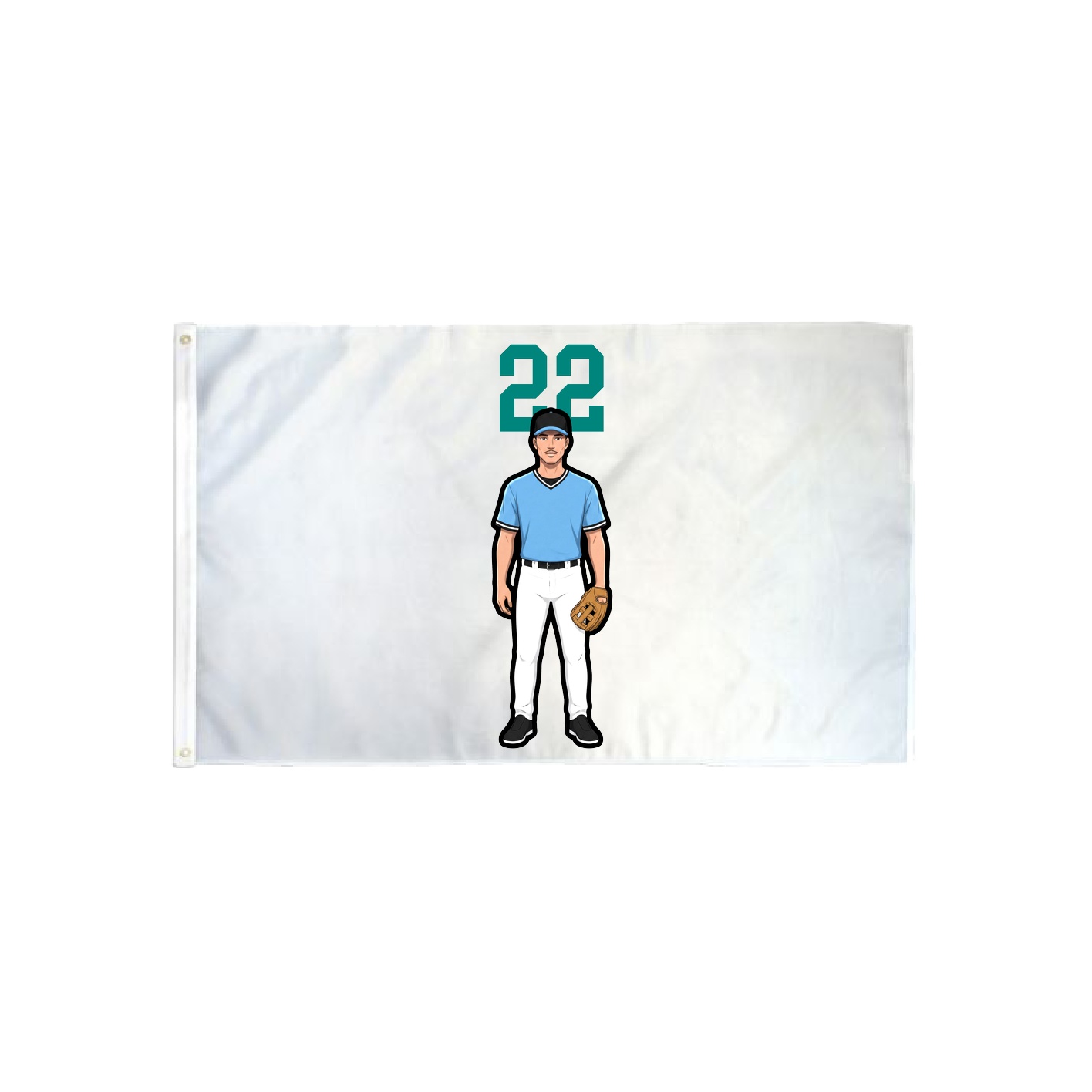 3x5 Flag — Number Top in Classic