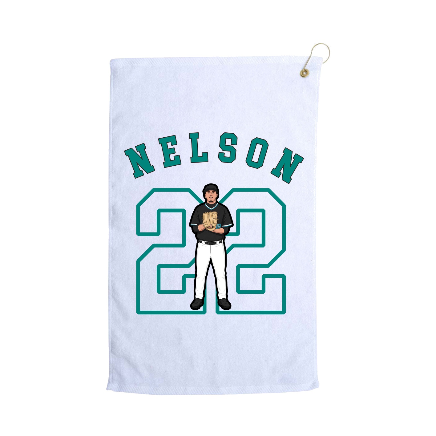 Golf Towel — Shirsey Arch in White