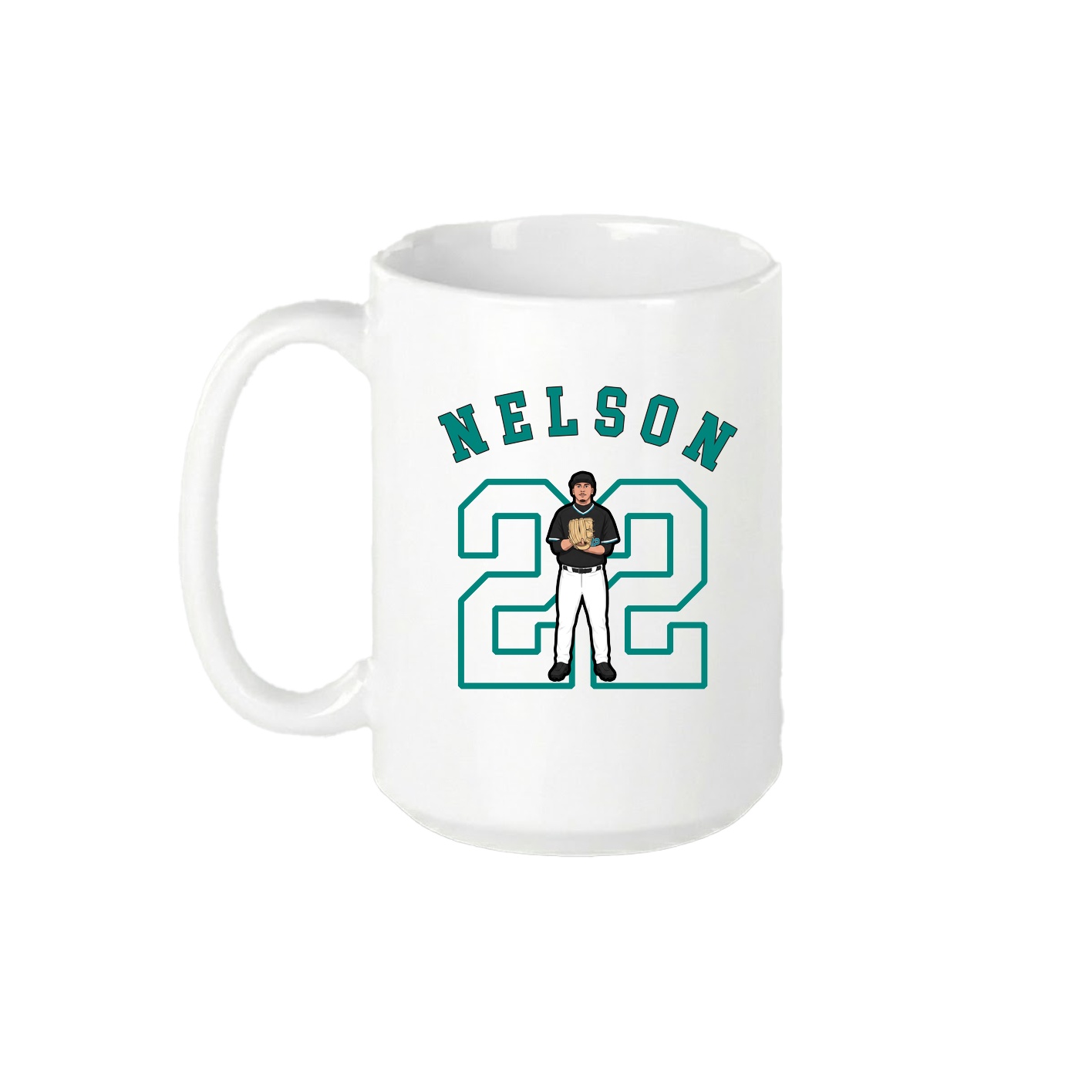 15oz Coffee Mug — Shirsey Arch in White