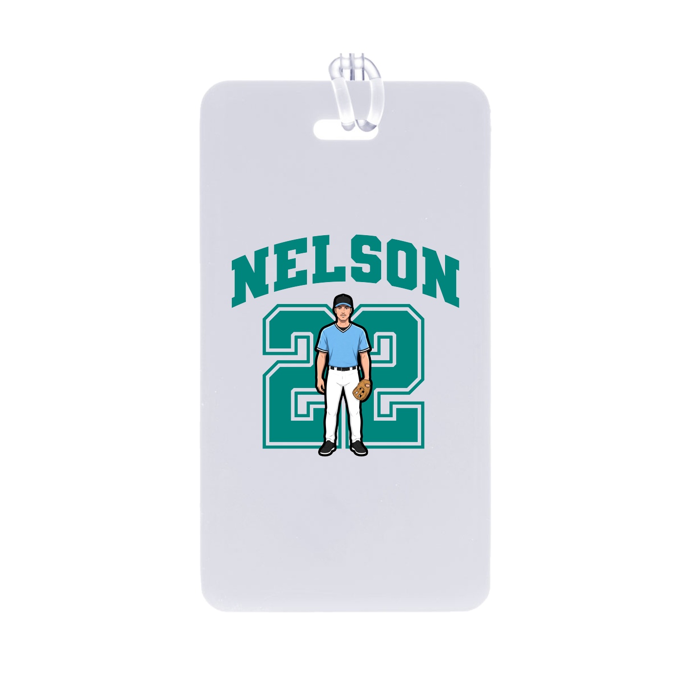 Bag Tag — Number in Classic