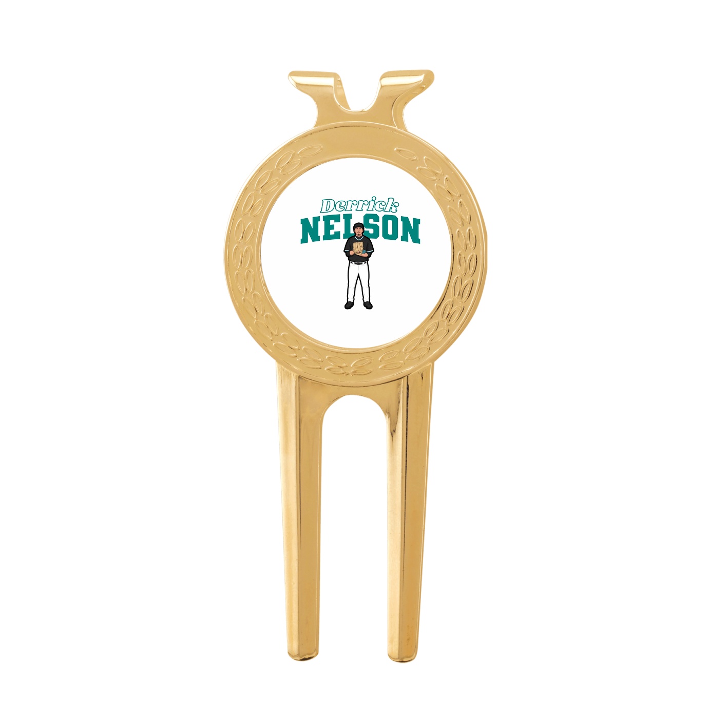 Divot Tool with Ball Marker — Name Arch in Classic