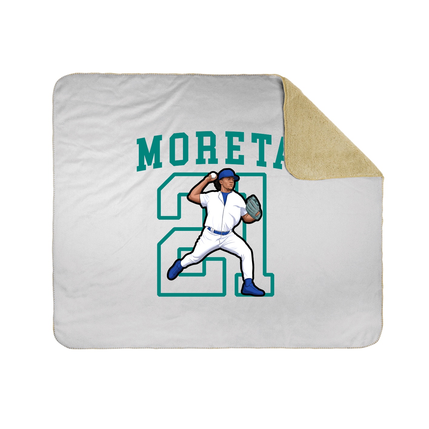 Throw Blanket — Shirsey in White