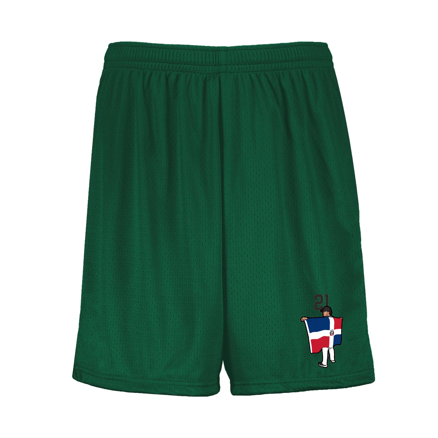 Shorts — Number Top in Green
