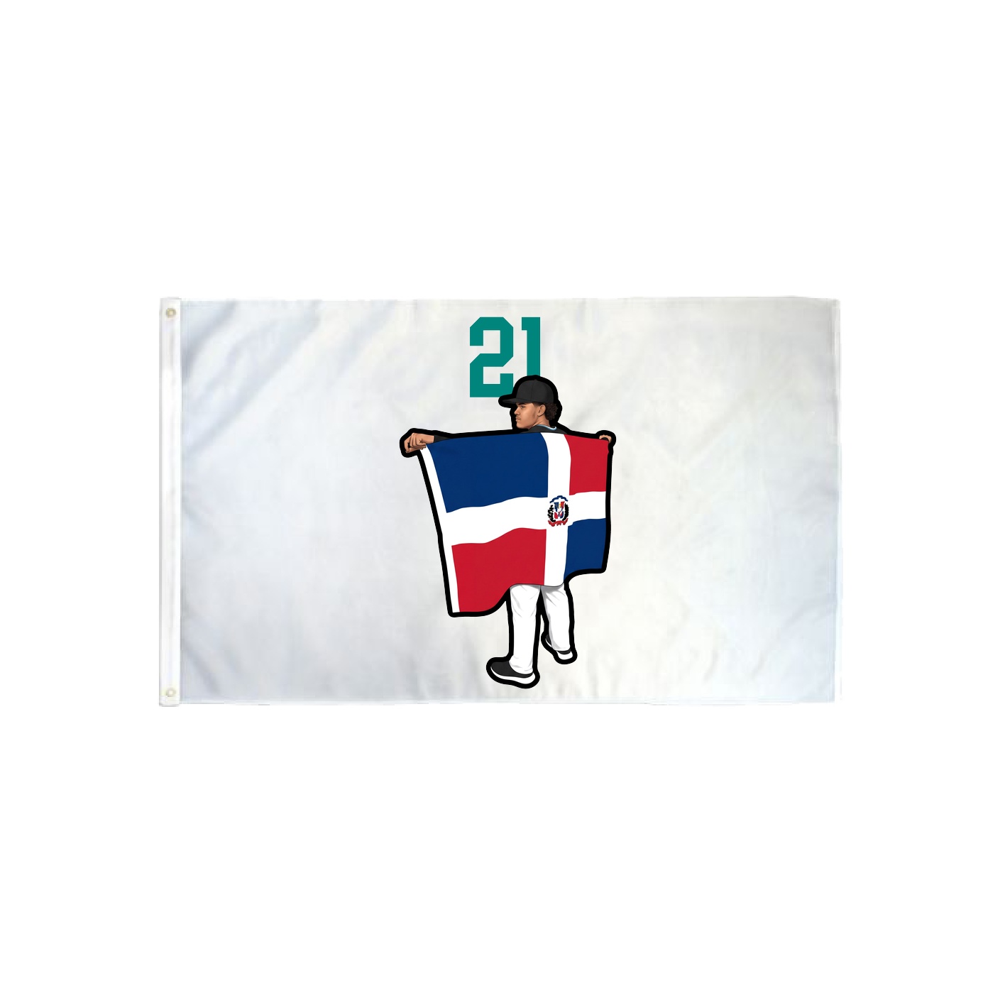 3x5 Flag — Number Top in Classic