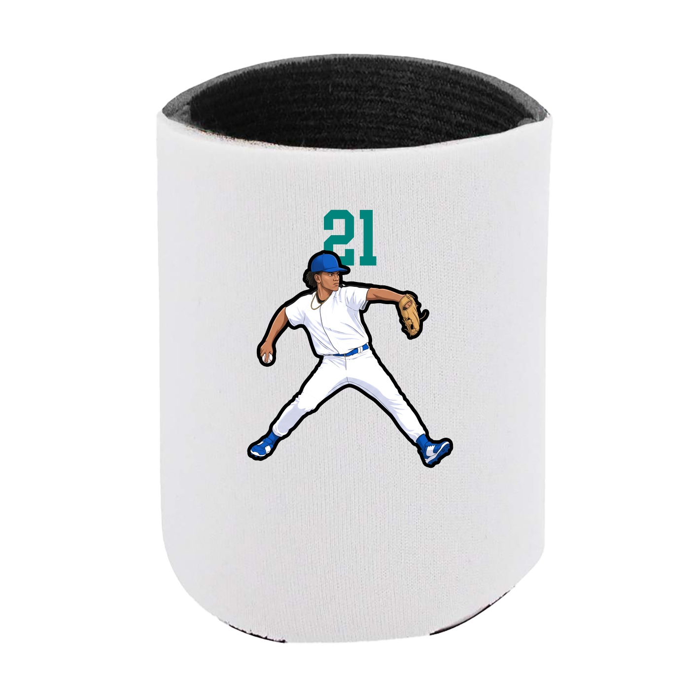 Can Holder — Number Top in White
