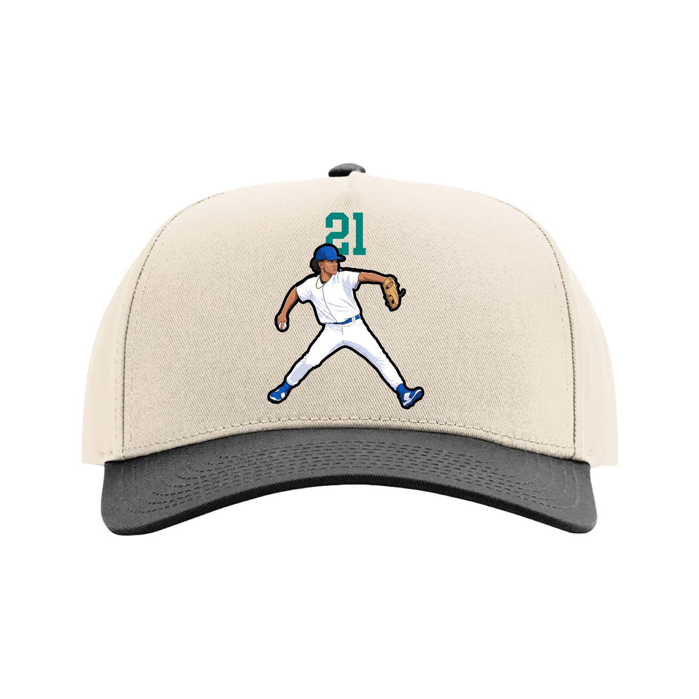 Full Fabric Five-Panel Champ Cap