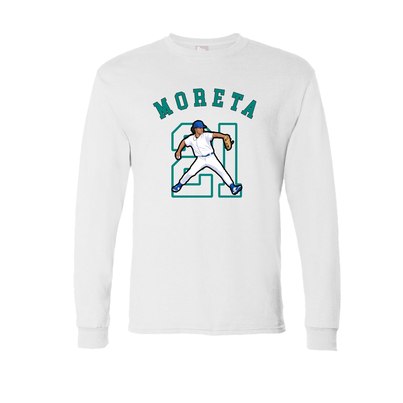Long Sleeve Tee — Shirsey Arch in White