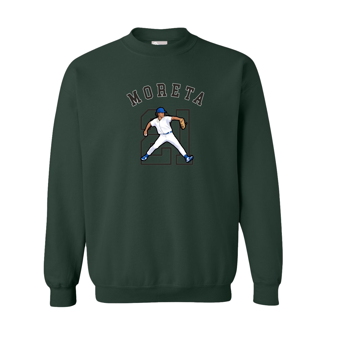 Fleece Crew — Shirsey Arch in Green
