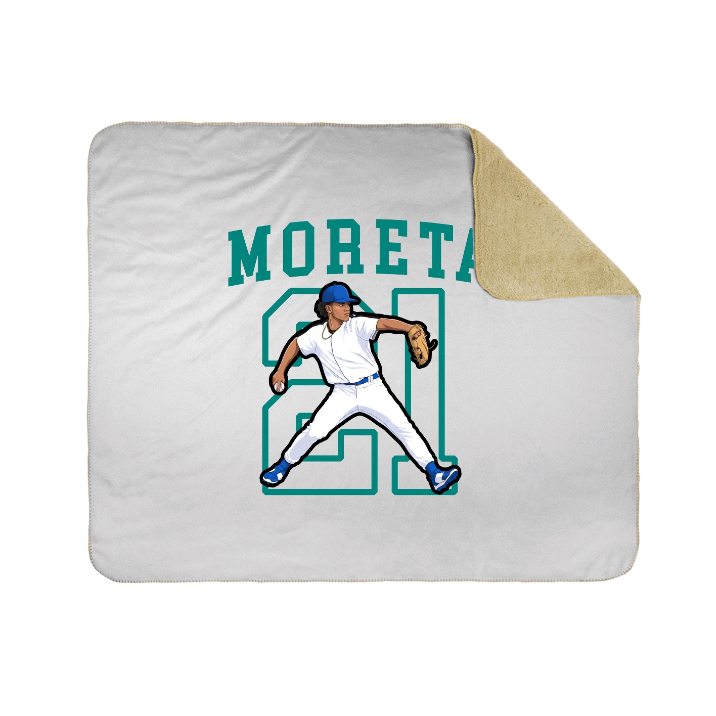 50x60 Sherpa Lined Throw Blanket