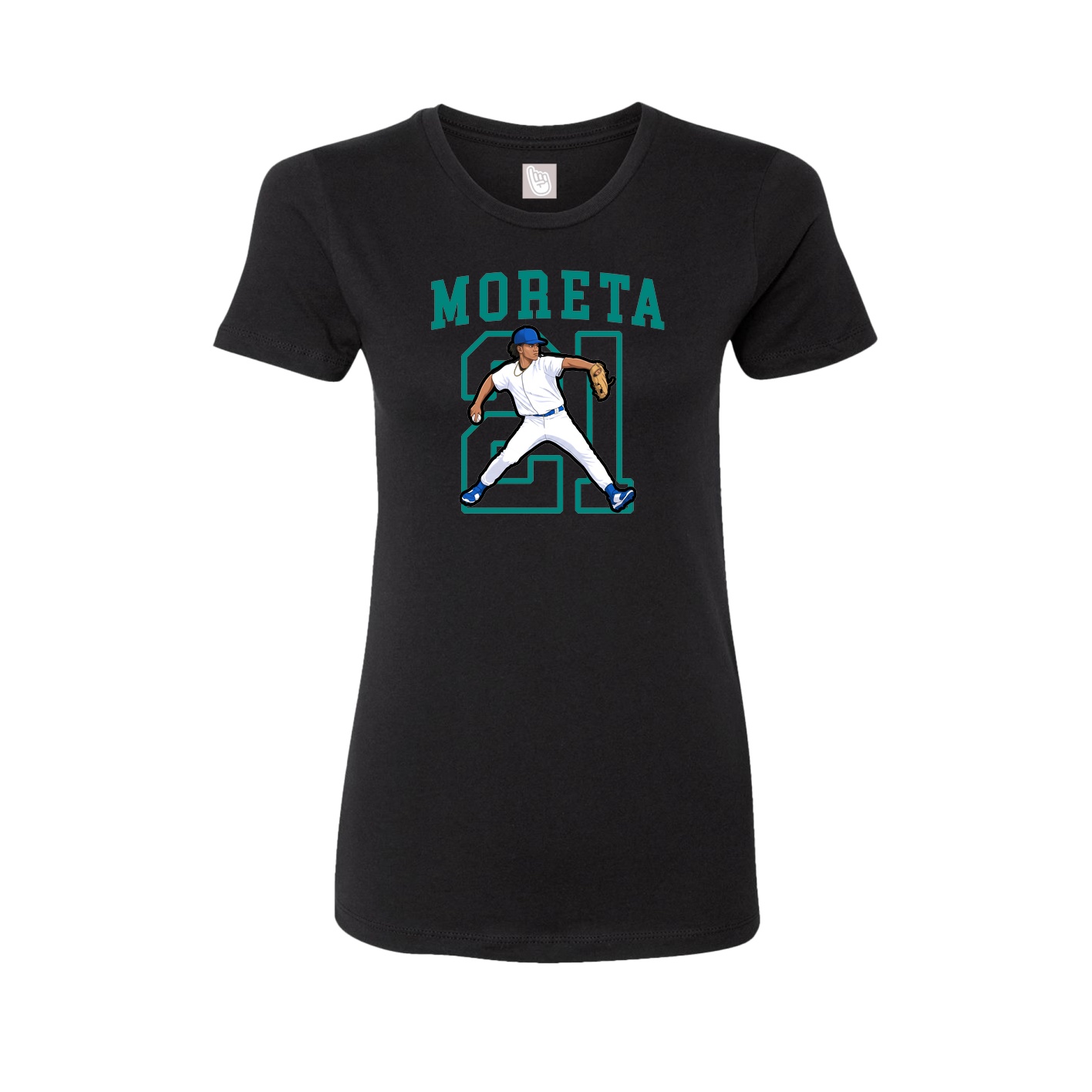 Fitted Women's Tee — Shirsey in Black