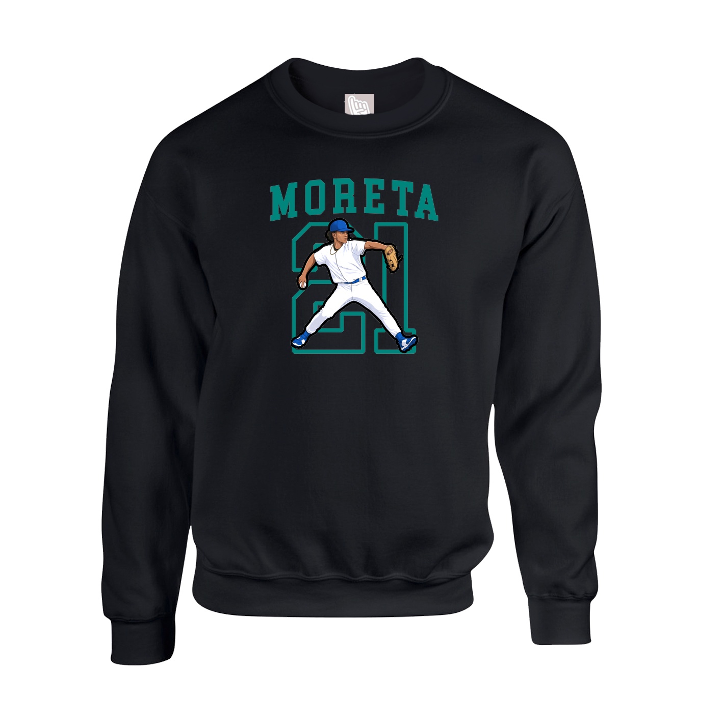 Fleece Crew — Shirsey in Black