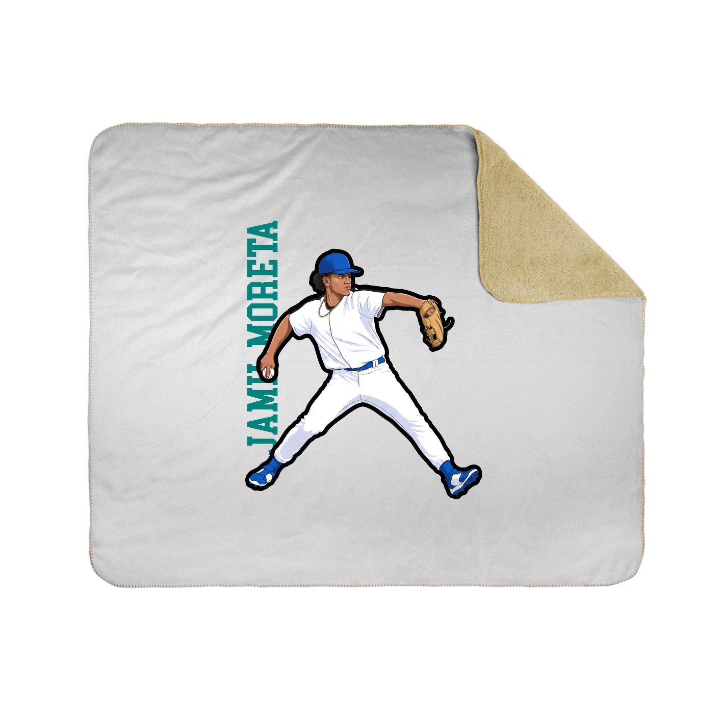 50x60 Sherpa Lined Throw Blanket