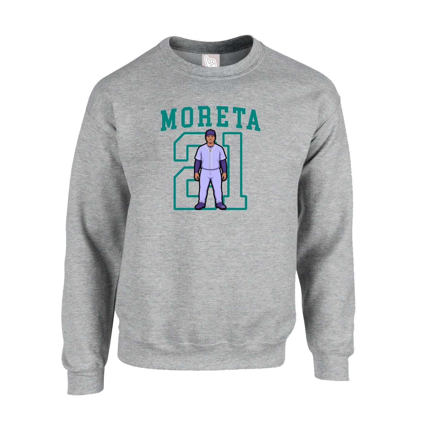 Fleece Crew — Shirsey in Grey